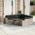 Set canapele de grădină cu perne, 9 piese gri deschis poliratan GartenMobel Dekor