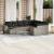 Set canapele de grădină cu perne 10 piese gri deschis poliratan GartenMobel Dekor