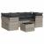 Set canapele de grădină cu perne, 7piese gri deschis poliratan GartenMobel Dekor