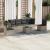 Set canapele de grădină cu perne, 7piese gri deschis poliratan GartenMobel Dekor