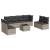 Set canapele de grădină cu perne, 9 piese gri deschis poliratan GartenMobel Dekor