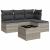Set canapele de grădină cu perne, 5 piese gri deschis poliratan GartenMobel Dekor