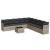 Set canapele de grădină cu perne 10 piese gri deschis poliratan GartenMobel Dekor