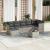 Set mobilier de grădină cu perne, 8 piese gri deschis poliratan GartenMobel Dekor