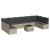 Set canapele de grădină cu perne, 11 piese, gri, poliratan GartenMobel Dekor
