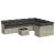 Set canapele de grădină cu perne 10 piese gri deschis poliratan GartenMobel Dekor