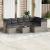 Set canapele de grădină cu perne 10 piese gri deschis poliratan GartenMobel Dekor
