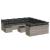 Set canapele de grădină cu perne, 13piese gri deschis poliratan GartenMobel Dekor