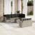Set canapele de grădină cu perne 10 piese gri deschis poliratan GartenMobel Dekor