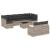 Set canapele de grădină cu perne 10 piese gri deschis poliratan GartenMobel Dekor