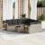 Set canapele de grădină cu perne, 9 piese gri deschis poliratan GartenMobel Dekor