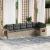 Set canapele de grădină cu perne, 6 piese gri deschis poliratan GartenMobel Dekor