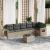 Set canapele de grădină cu perne, 7piese gri deschis poliratan GartenMobel Dekor