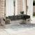 Set canapele de grădină cu perne, 6 piese gri deschis poliratan GartenMobel Dekor