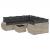 Set canapele de grădină cu perne, 9 piese gri deschis poliratan GartenMobel Dekor