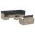 Set canapele de grădină cu perne 10 piese gri deschis poliratan GartenMobel Dekor