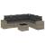 Set canapele de grădină cu perne, 7piese gri deschis poliratan GartenMobel Dekor
