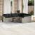 Set canapele de grădină cu perne 10 piese gri deschis poliratan GartenMobel Dekor