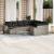 Set canapele de grădină cu perne 10 piese gri deschis poliratan GartenMobel Dekor
