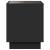 Noptieră cu LED infinity, negru, 50x50x50 cm GartenMobel Dekor