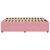 Cadru de pat, roz, 140x200 cm, catifea GartenMobel Dekor