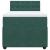 Pat box spring cu saltea, verde închis, 90x200 cm, catifea GartenMobel Dekor