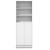 Dulap înalt cu LED alb 69x32,5x200 cm lemn prelucrat GartenMobel Dekor
