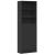 Dulap înalt cu LED negru 69x32,5x200 cm lemn prelucrat GartenMobel Dekor