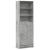 Dulap înalt cu LED gri beton 69x32,5x200 cm lemn prelucrat GartenMobel Dekor