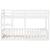 Pat supraetajat, alb, 75x190 cm, lemn masiv de pin GartenMobel Dekor