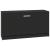 Bancheta pantofar, negru, 80x24x45 cm, lemn prelucrat GartenMobel Dekor
