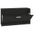Bancheta pantofar, negru, 80x24x45 cm, lemn prelucrat GartenMobel Dekor