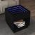 Măsuță de cafea cu LED infinity, negru, 50x50x50 cm GartenMobel Dekor