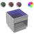 Măsuță de cafea cu LED infinity, gri sonoma, 50x50x50 cm GartenMobel Dekor