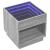 Măsuță de cafea cu LED infinity, gri sonoma, 50x50x50 cm GartenMobel Dekor
