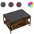 Măsuță de cafea cu LED infinity, stejar fumuriu, 70x50x38 cm GartenMobel Dekor