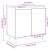 Dulap de baie, stejar sonoma, 58x33x60 cm, lemn prelucrat GartenMobel Dekor