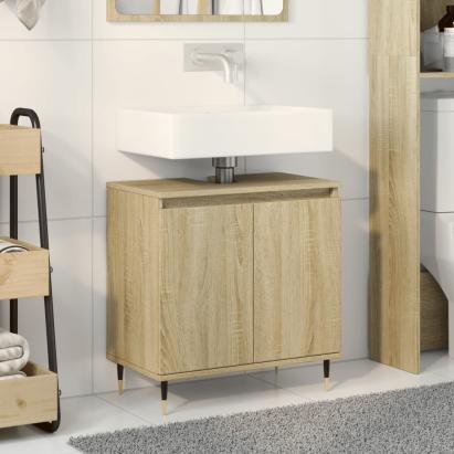 Dulap de baie, stejar sonoma, 58x33x60 cm, lemn prelucrat GartenMobel Dekor