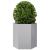 Jardinieră de grădină 46x40x45 cm oțel galvanizat hexagonal GartenMobel Dekor