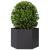 Jardinieră de grădină negru 69x60x45 cm oțel hexagonal GartenMobel Dekor