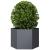 Jardinieră de grădină antracit 69x60x45 cm oțel hexagonal GartenMobel Dekor