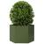 Jardinieră grădină verde măsliniu 69x60x45 cm oțel hexagonal GartenMobel Dekor