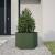 Jardinieră grădină verde măsliniu 69x60x45 cm oțel hexagonal GartenMobel Dekor