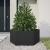 Jardinieră de grădină negru 104x90x45 cm oțel hexagonal GartenMobel Dekor