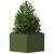 Jardinieră grădină verde măsliniu 104x90x45 cm oțel hexagonal GartenMobel Dekor