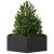Jardinieră de grădină negru 138x120x45 cm oțel hexagonal GartenMobel Dekor
