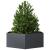 Jardinieră de grădină antracit 138x120x45 cm oțel hexagonal GartenMobel Dekor