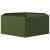 Jardinieră grădină verde măsliniu 138x120x45 cm oțel hexagonal GartenMobel Dekor