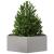 Jardinieră de grădină 138x120x45 cm oțel inoxidabil hexagonal GartenMobel Dekor