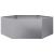 Jardinieră de grădină 138x120x45 cm oțel galvanizat hexagonal GartenMobel Dekor